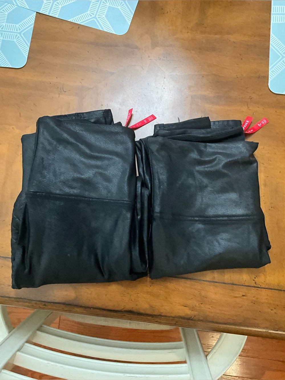 Preloved ~ Two Pair Black Spanx ~ Sz. L
